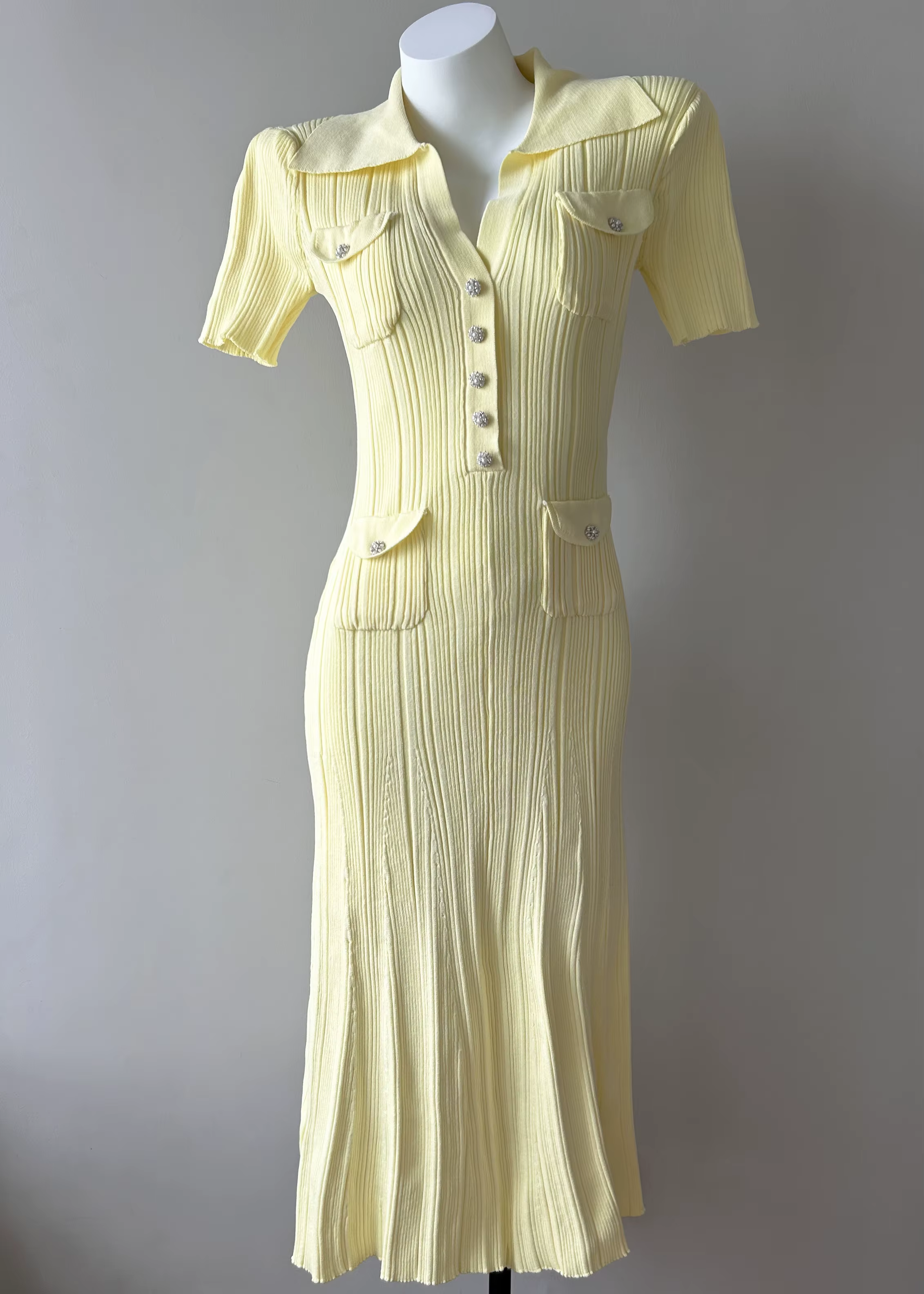 Robe midi élégante décontractée pour femme