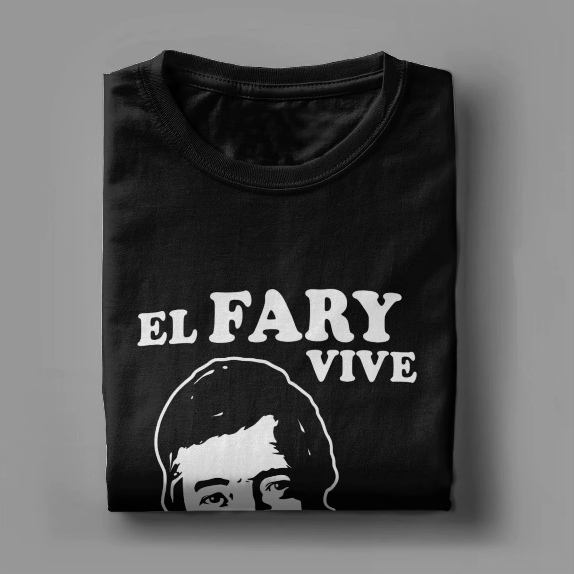 T-shirt surdimensionné d'été avec portrait du chanteur espagnol El Fary