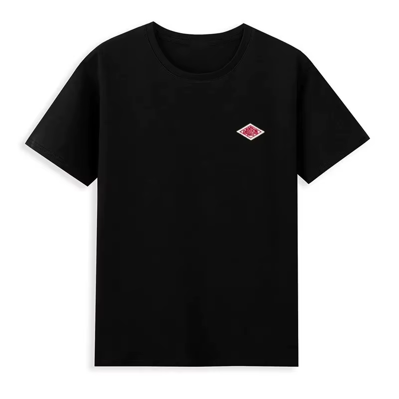 T-shirt classique imprimé en coton à manches courtes