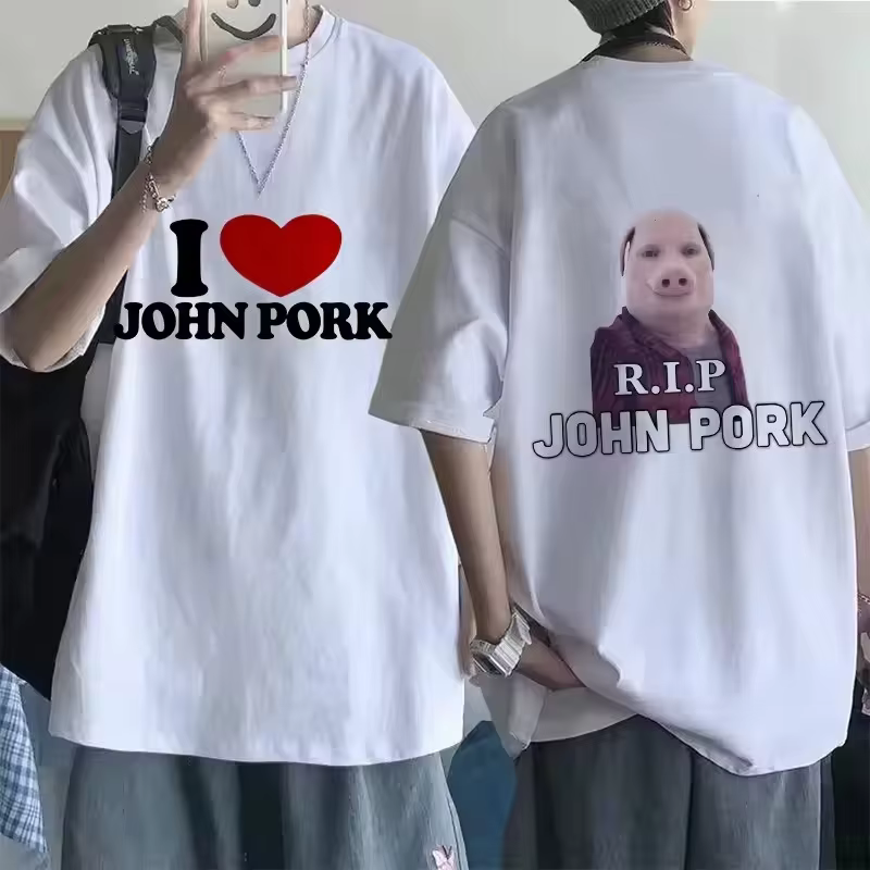 T-shirt Amusant « John Pork Appelle
