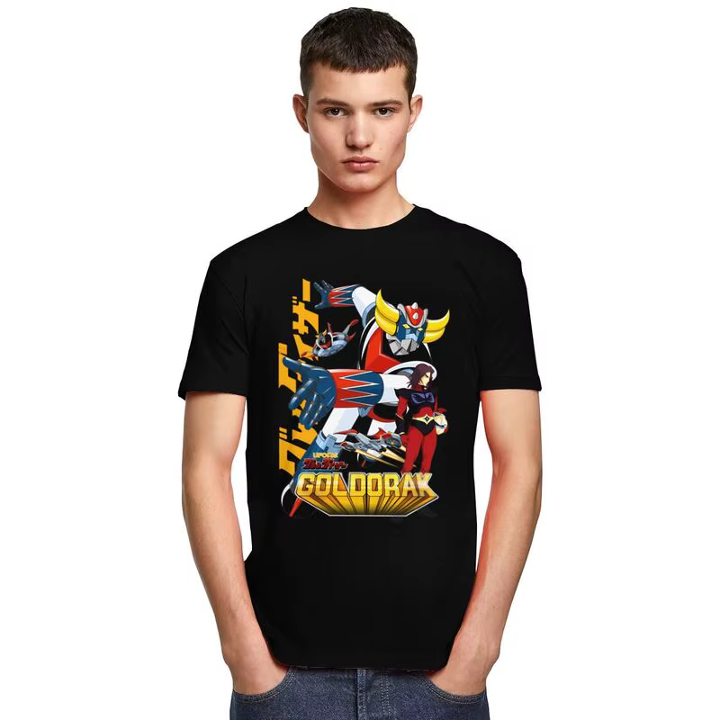 Personnalisé classique Goldrake UFO Robot Grendizer t-shirts hommes Goldorak Anime T-shirt Streetwear