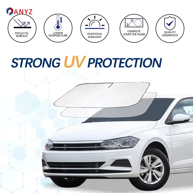 Pare-soleil pliable pour VW Volkswagen Polo 9n 6r Polo 6n2, protection contre les rayons UV, garde la voiture plus fraîche