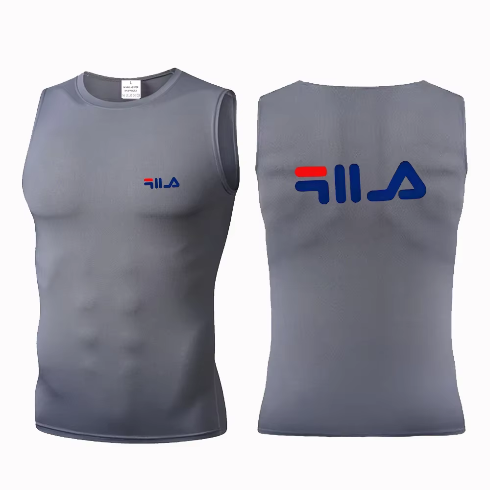 Débardeur Athlétique Homme Coupe Ajustée Respirant Anti-Transpiration Sans Manches pour Entraînement Sportif Course à Pied