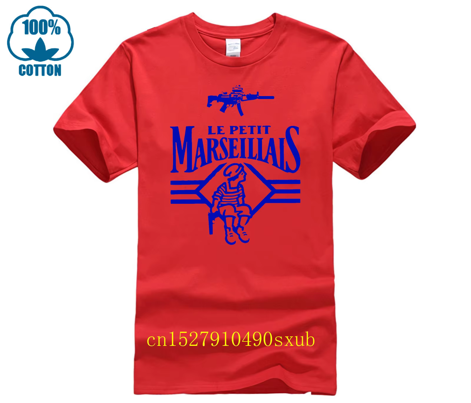 Hommes t-shirt t-shirt lil dangereux Marseille t-shirts homme marque teeshirt hommes été coton t-shirt