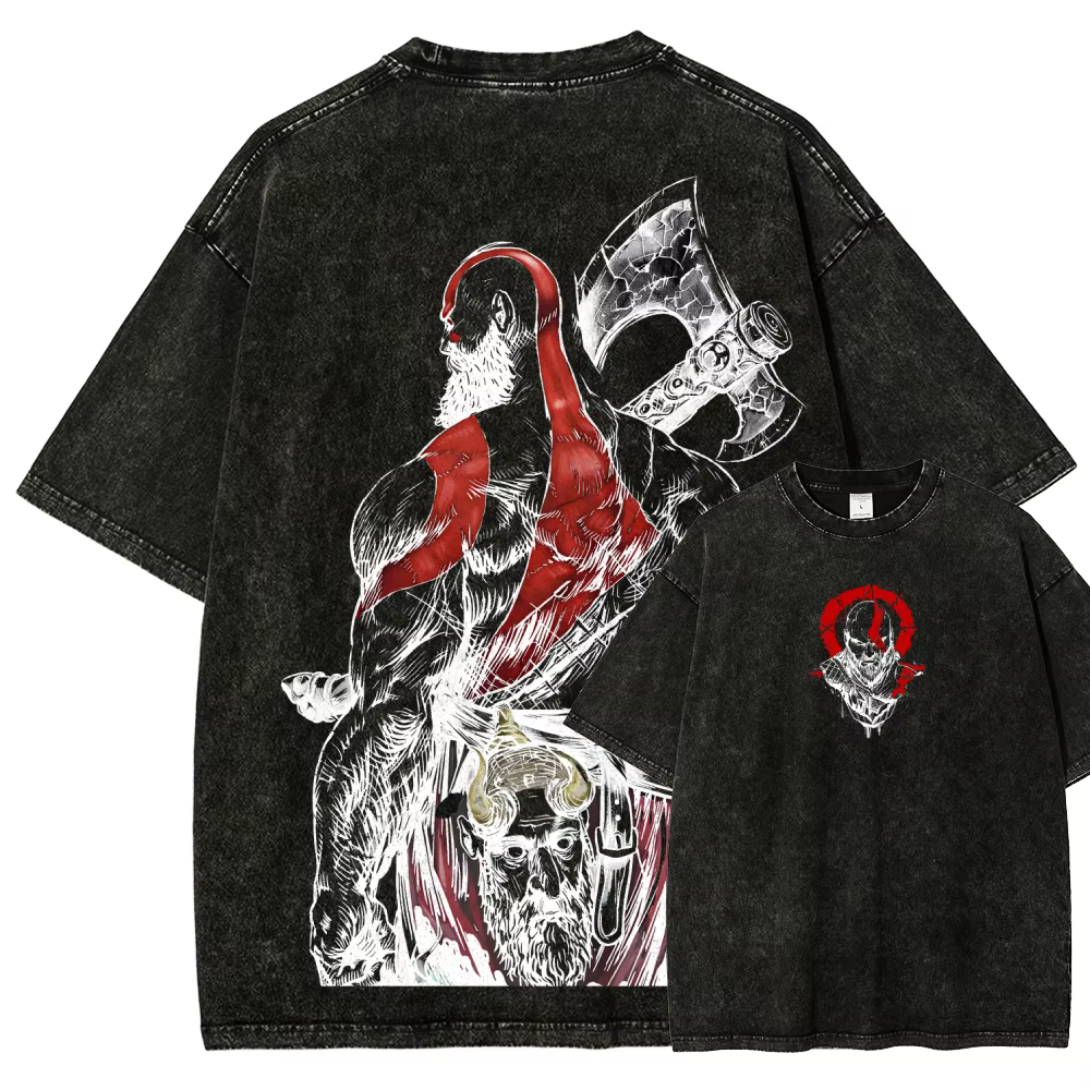 T-shirt délavé God of War