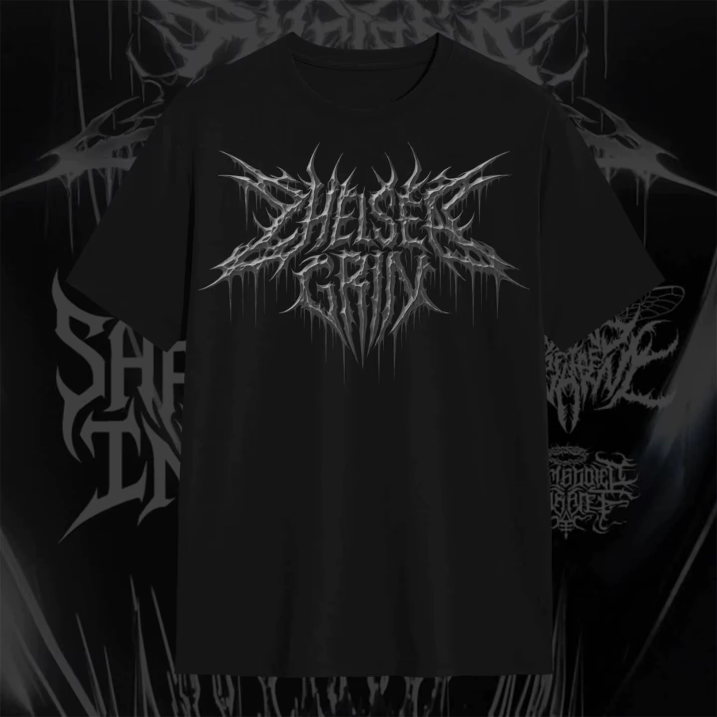 T-shirt décontracté Chelsea Grin Dead Core Band Dark Rock pour hommes et femmes
