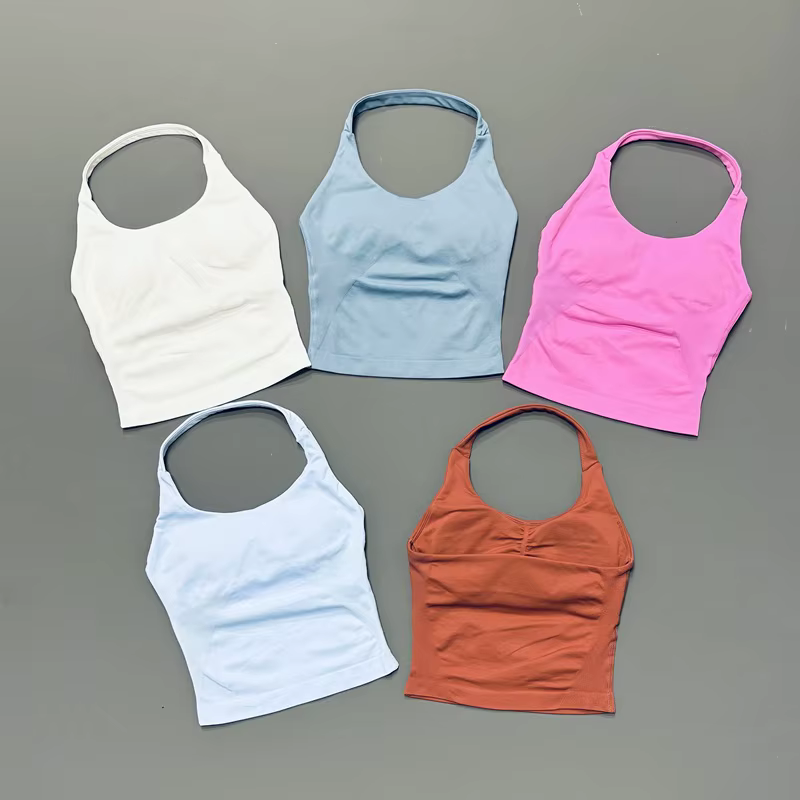 HISTELLO Débardeur Halter pour Femme