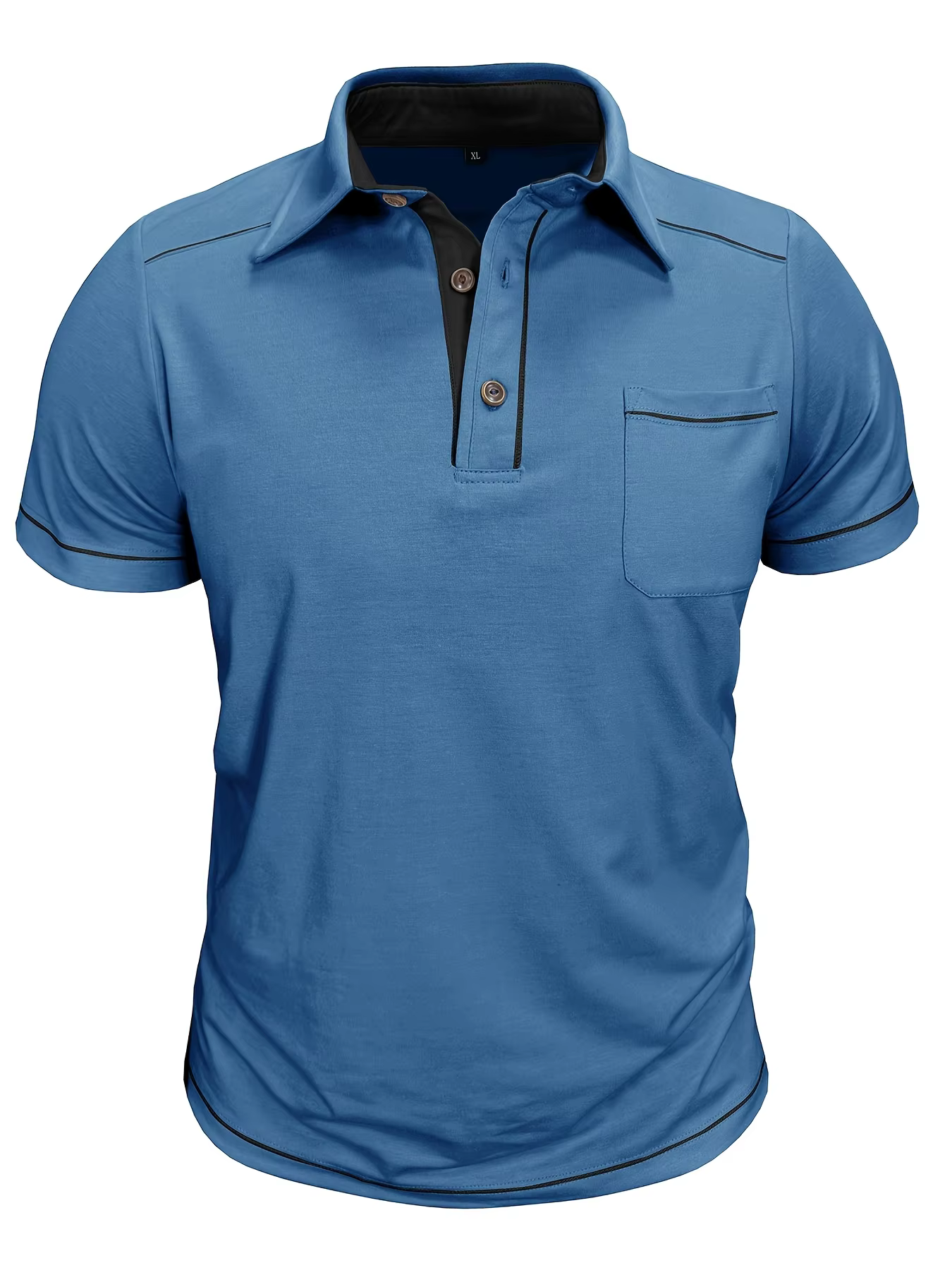 Polo Homme Grande Taille M-5XL Été 2026 – T-shirt à Col Uni Décontracté et Tendance