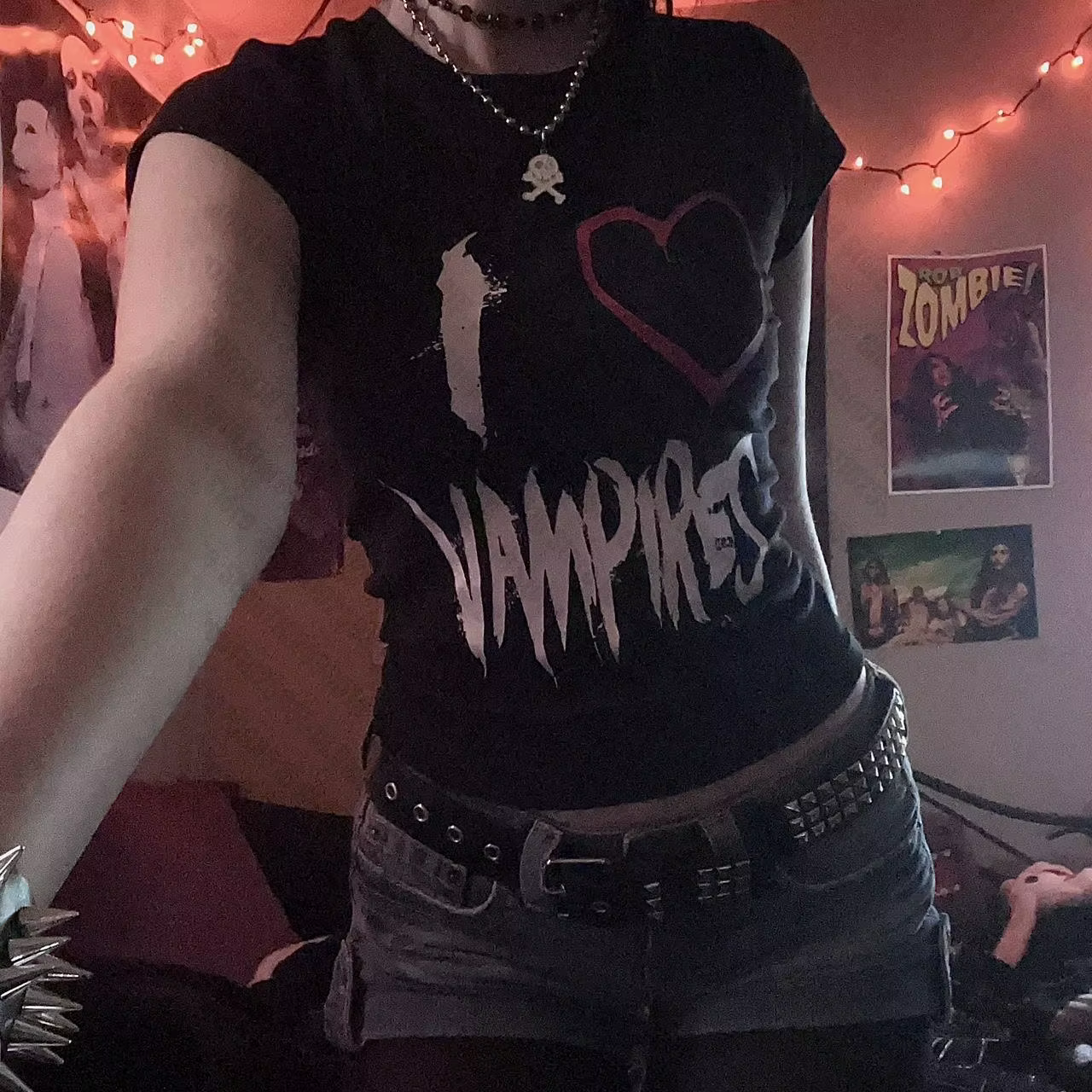 Goth Emo Vintage Vintage Y2k Top for Women