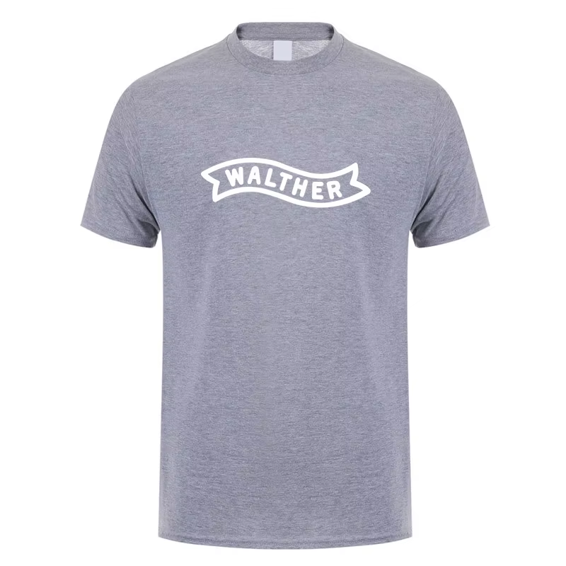 WALTHER Firearms T Shirt Hommes Cool Coton À Manches Courtes
