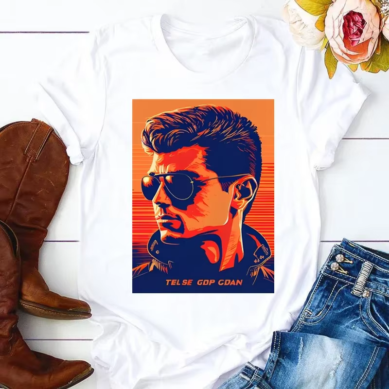 T-shirt Femme Top Gun Maverick Goose, Style Harajuku Coréen, Motifs Graphiques, T-shirt Kawaii pour Femme, Livraison Directe