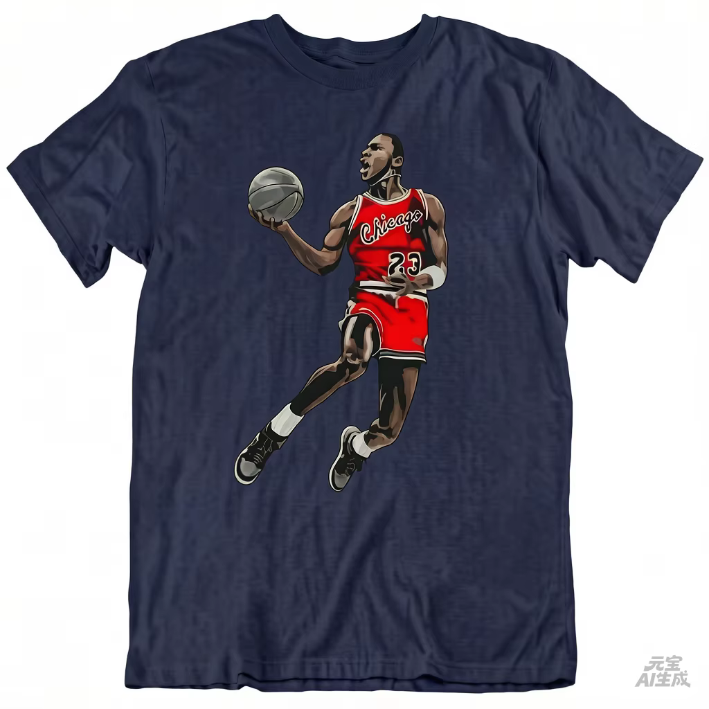 T-shirt rétro Michael Jordan 2026 Bred Noir Blanc