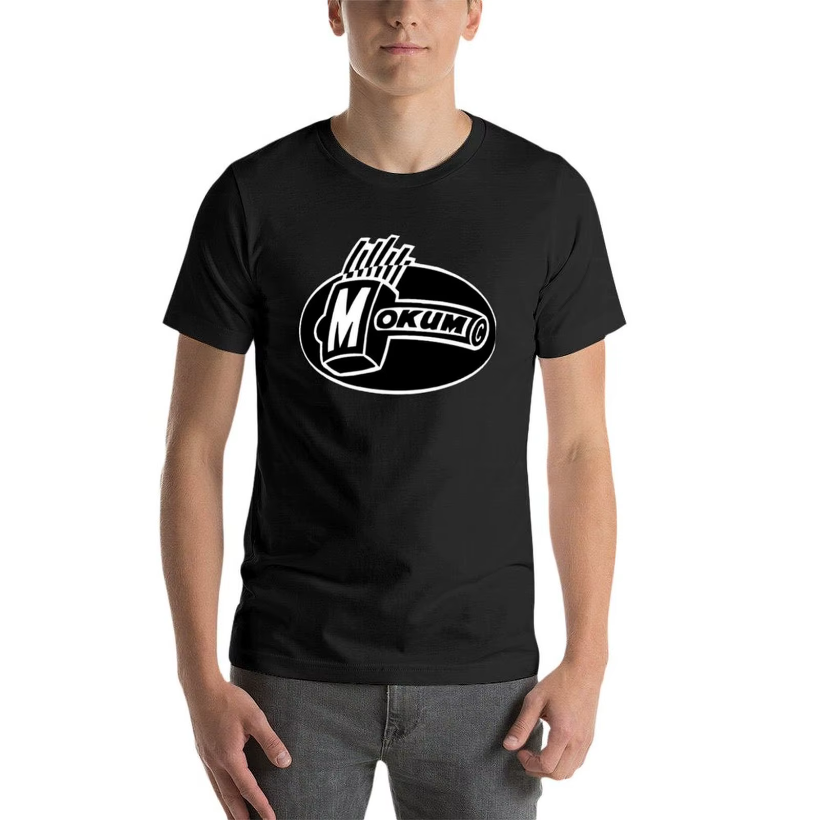 MOKUM RECORDS T-Shirt uni personnaliser vêtements pour hommes