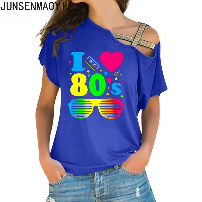 J'adore Les 80s Vêtements Nouvelles Femmes Pour T-Shirt