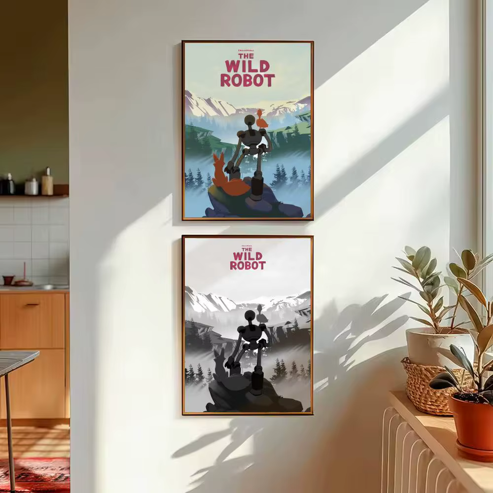 Affiche de robot W-Wild, art mural décoratif HD, décoration murale imperméable pour la maison, pour salon, chambre à coucher, café, cadeau élégant