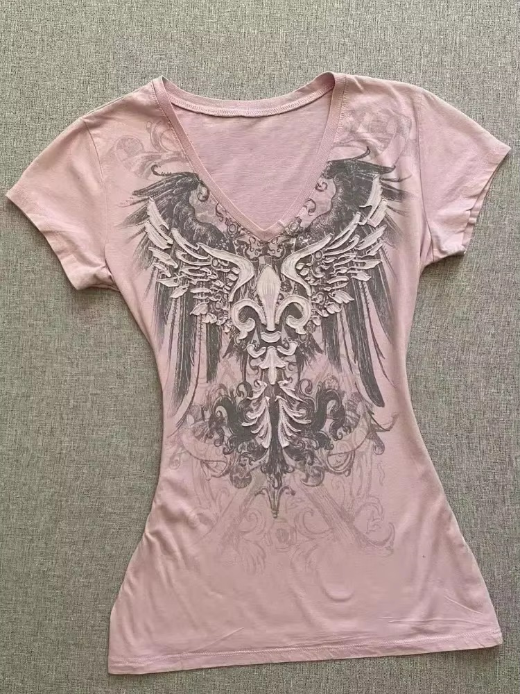 T-shirts courts à manches courtes pour femmes