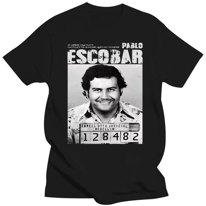 Offre spéciale nouveau T-shirt pour hommes Pablo Escobar Medellin Scarface