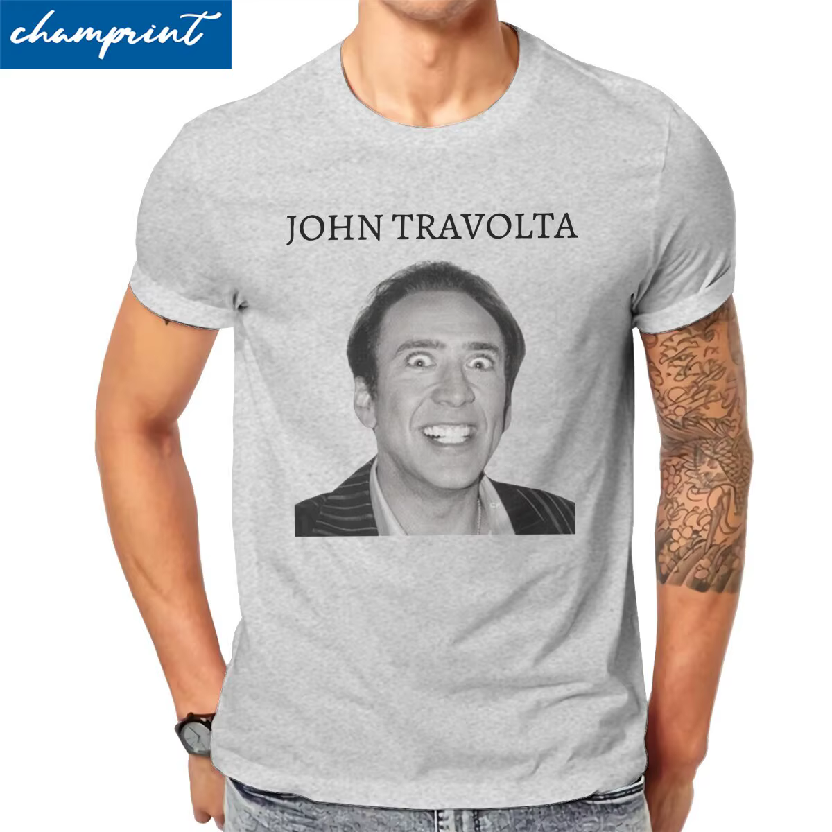T-shirt manches courtes col rond homme