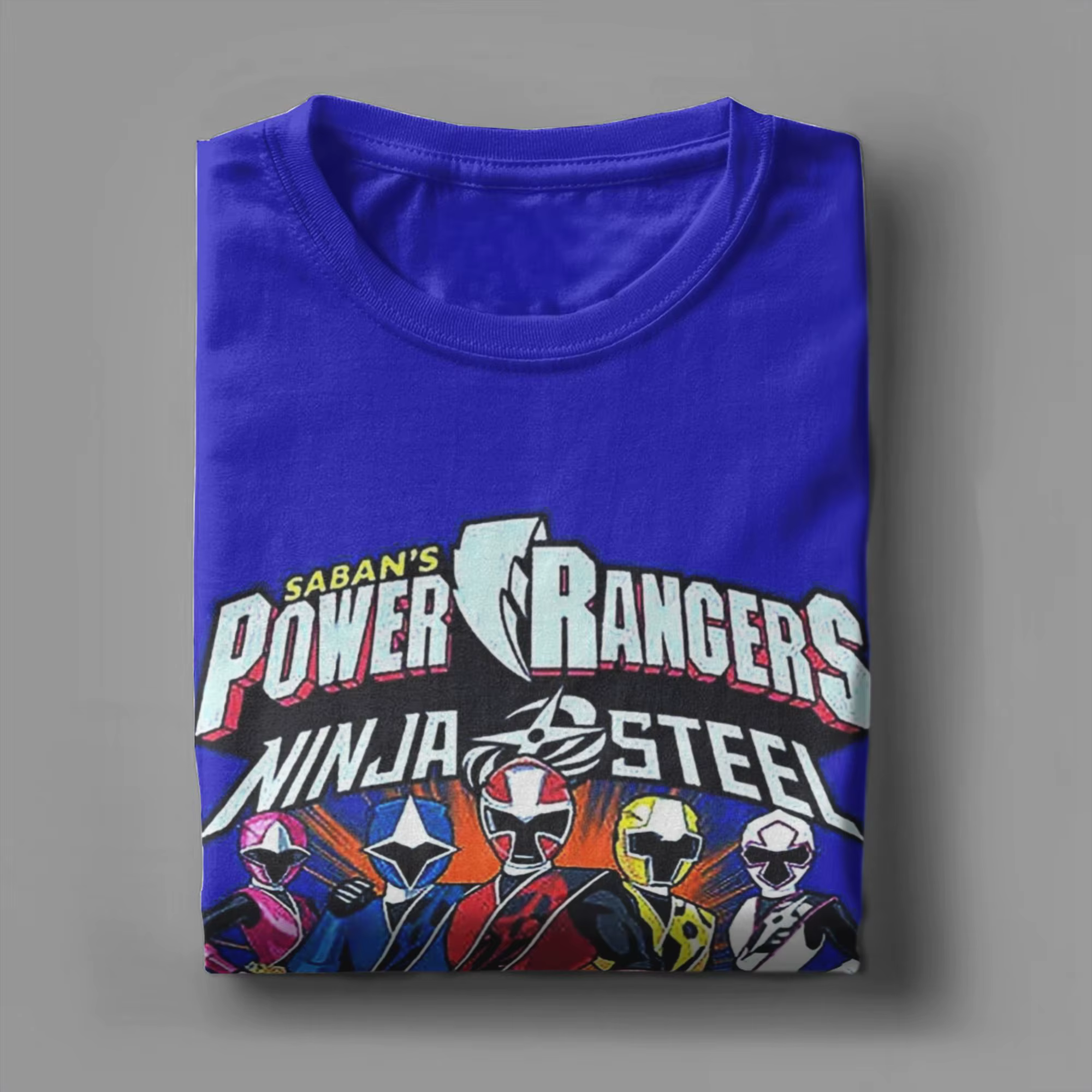 T-shirts Ninja Steel Power Rangers pour hommes et femmes