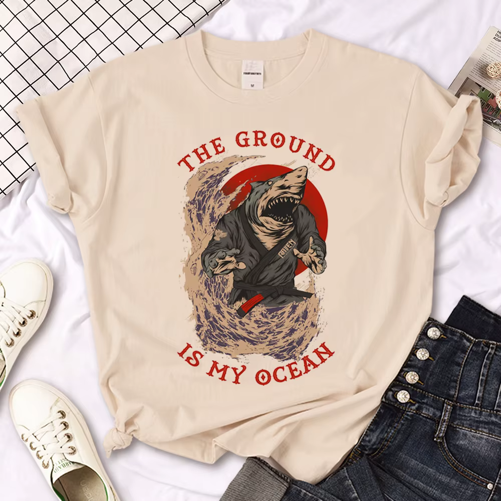 Jiu Jitsu t-shirts femmes streetwear t-shirts femme drôle vêtements graphiques