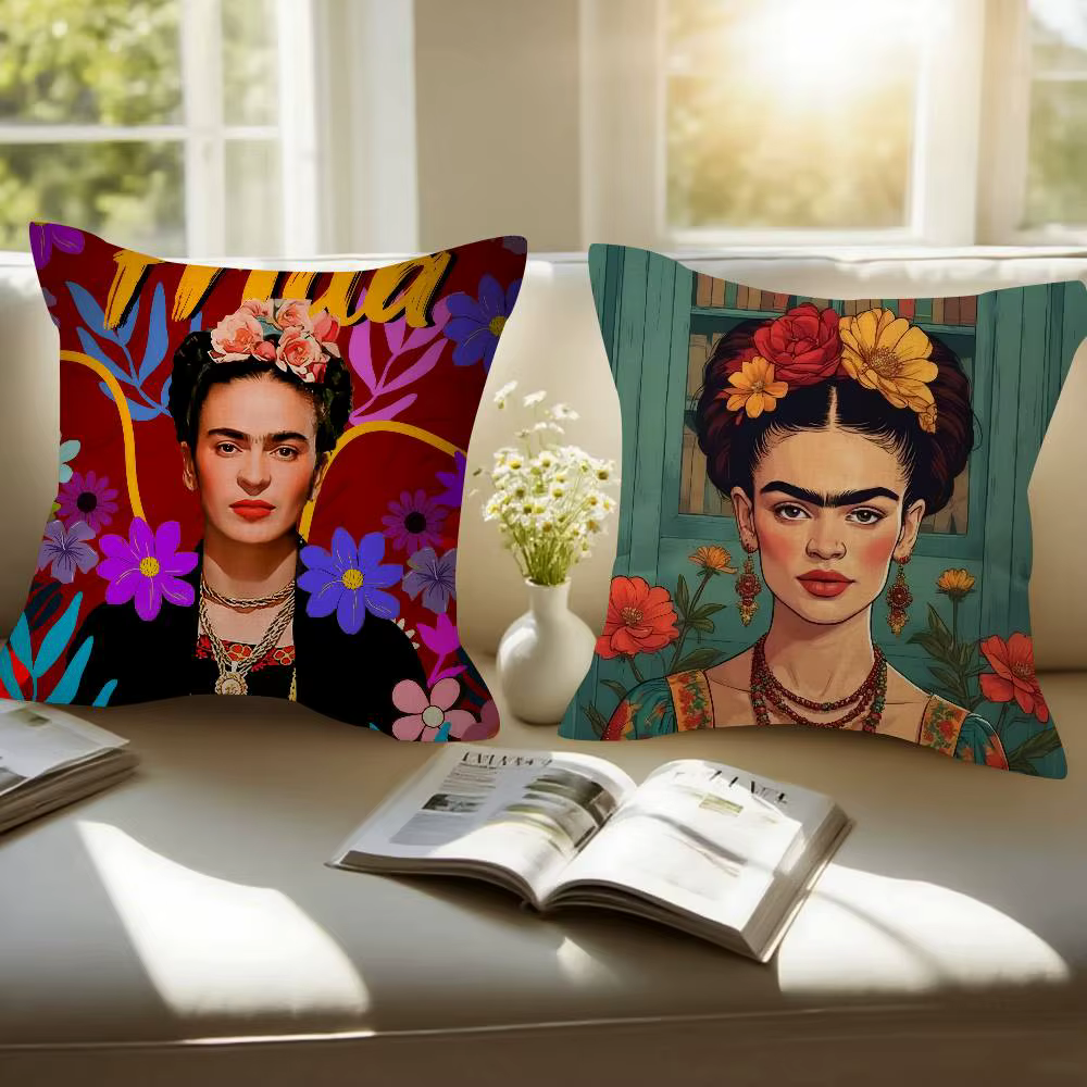 Housse de coussin personnalisée Frida Kahlo