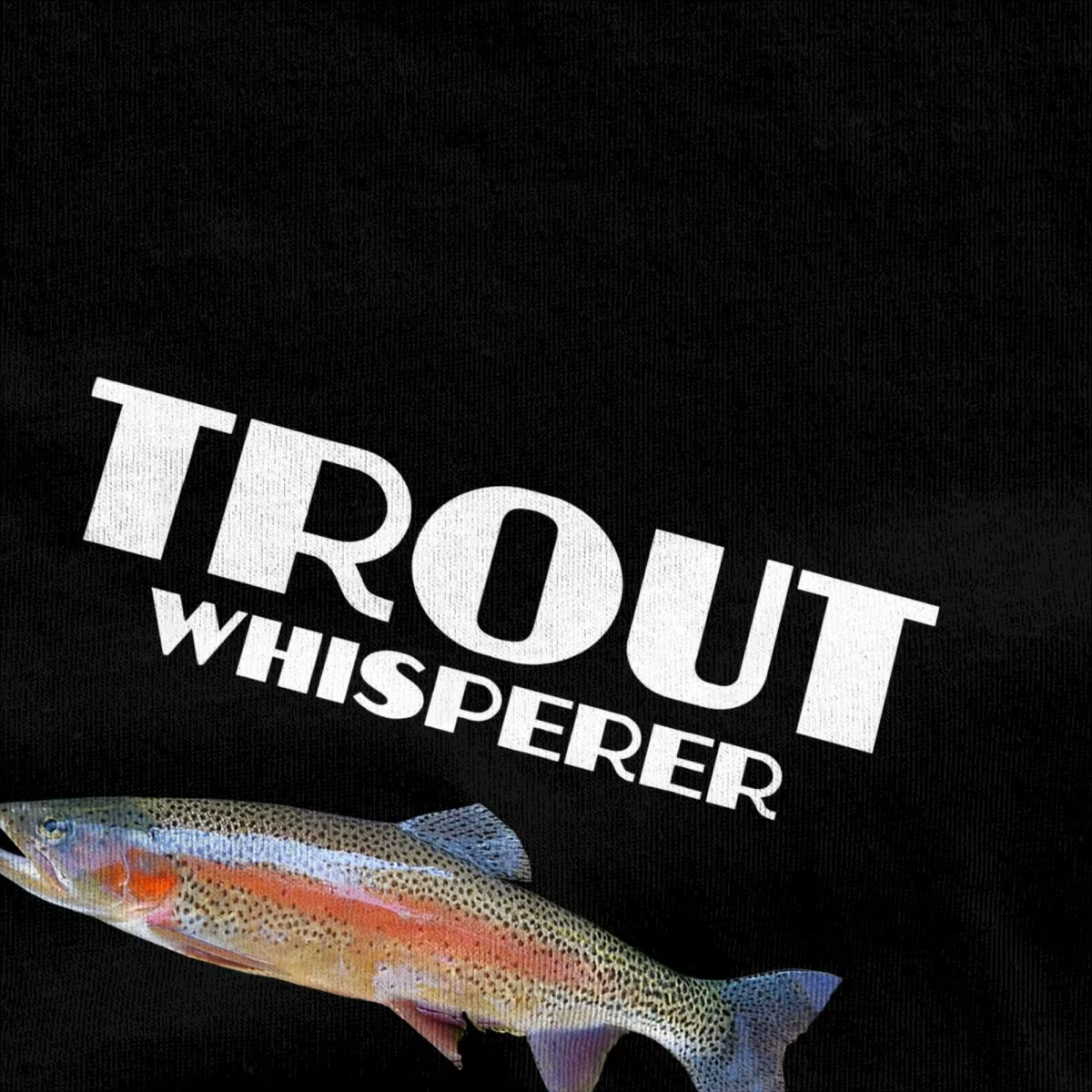T-shirt de pêche à la truite pour hommes