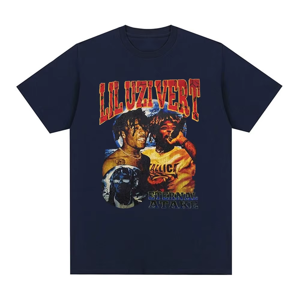 Rappeur Lil Uzi Vert T-shirt Album de musique Atake éternel graphique