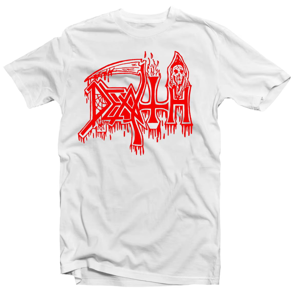 T-shirt décontracté d'été style groupe de rock heavy metal Death Scream Bloody Gore