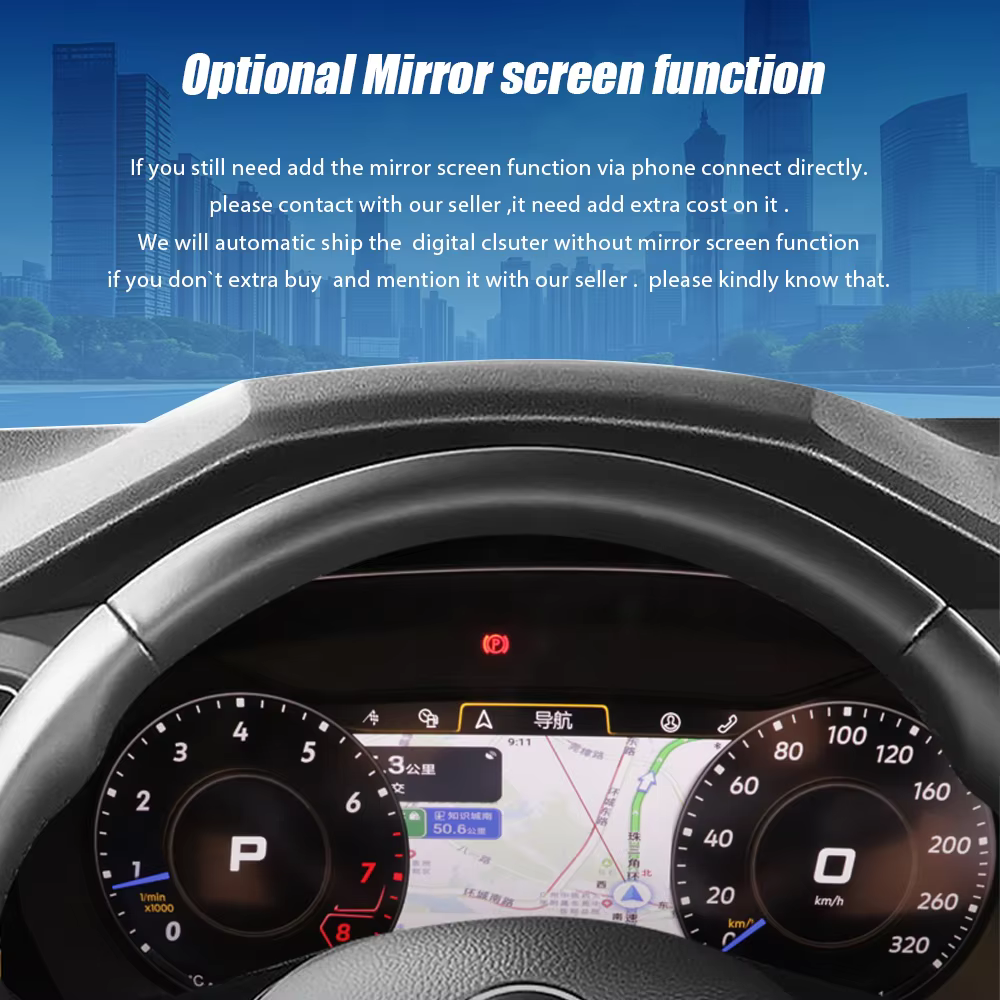 Tableau de bord numérique LCD Prelingcar de 10,25 pouces pour Volkswagen Polo 2011-2019, panneau d'instruments, compteur de vitesse