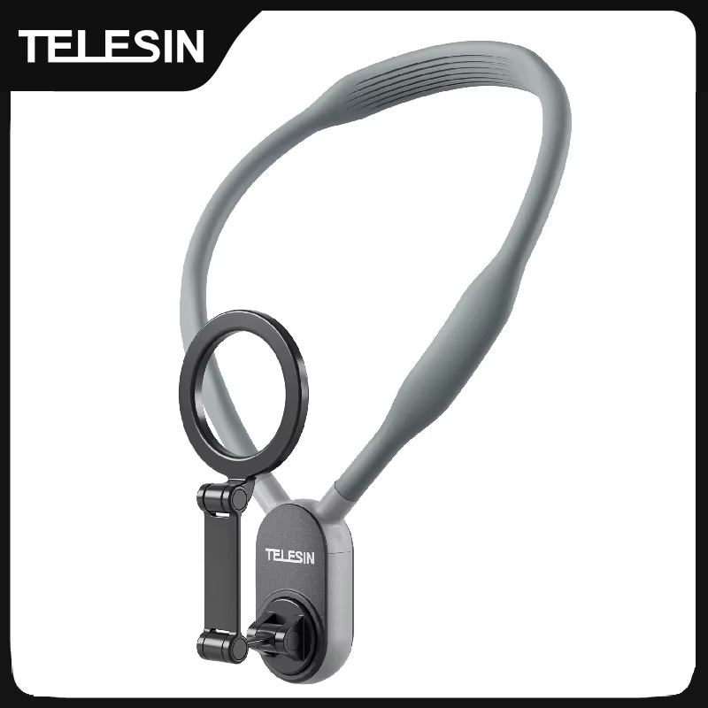 TELESIN support de cou magnétique pour téléphones cou téléphone portable POV support de cou de téléphone sangle de support de poitrine pour téléphones iPhone Android