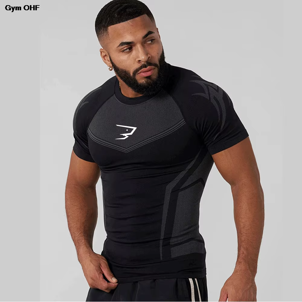 T-shirt de sport à compression pour homme