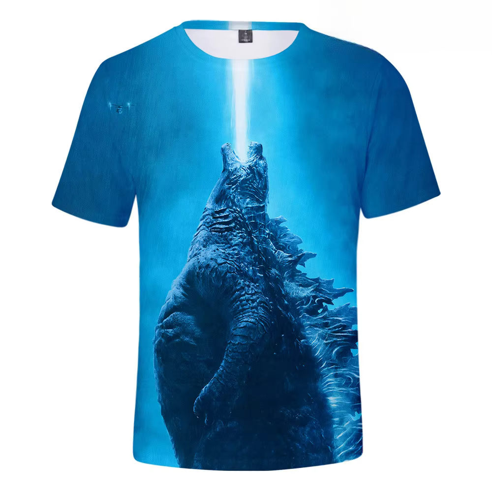 Godzilla Anime t-shirt roi des monstres enfants adulte Gojira été à manches courtes haut Sports de plein air loisirs vêtements cadeaux