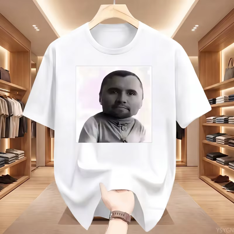 T-shirt graphique drôle Charlie Kirk Baby Face Meme pour hommes et femmes