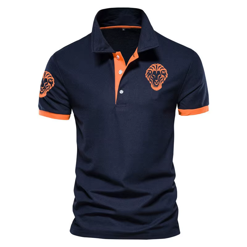 POLO pour hommes de taille européenne Leon Athletic Club de Bilbao Harajuku hip-hop street fashion été impression
