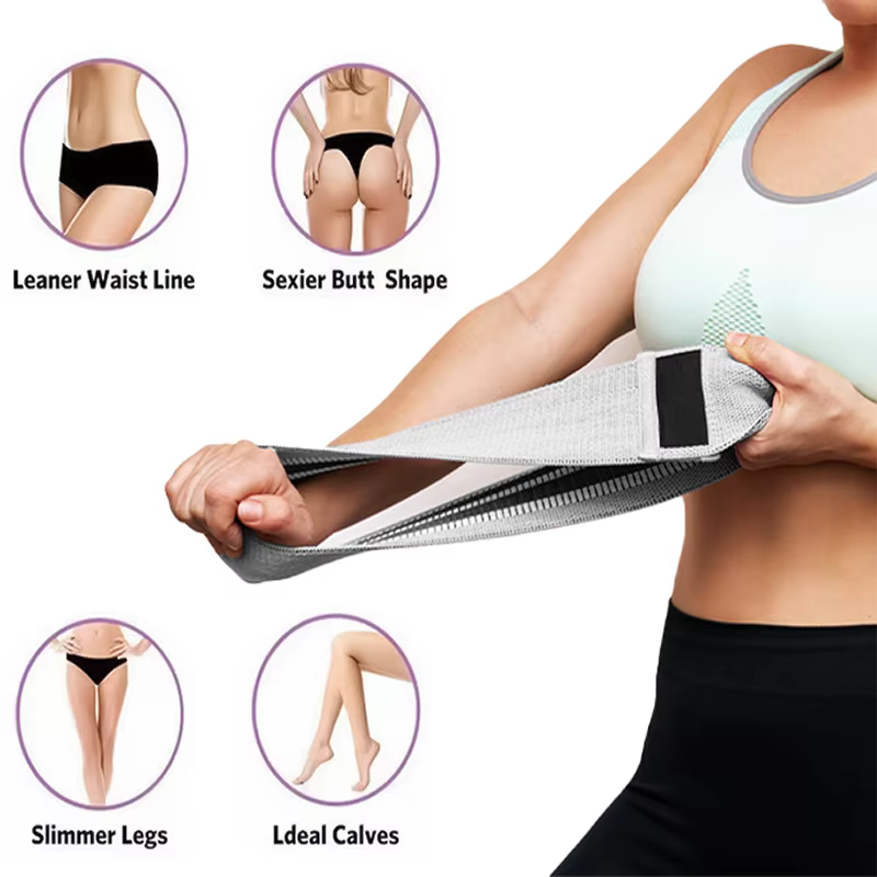 Bandes de Résistance Élastiques en Tissu pour Fessiers et Cuisses