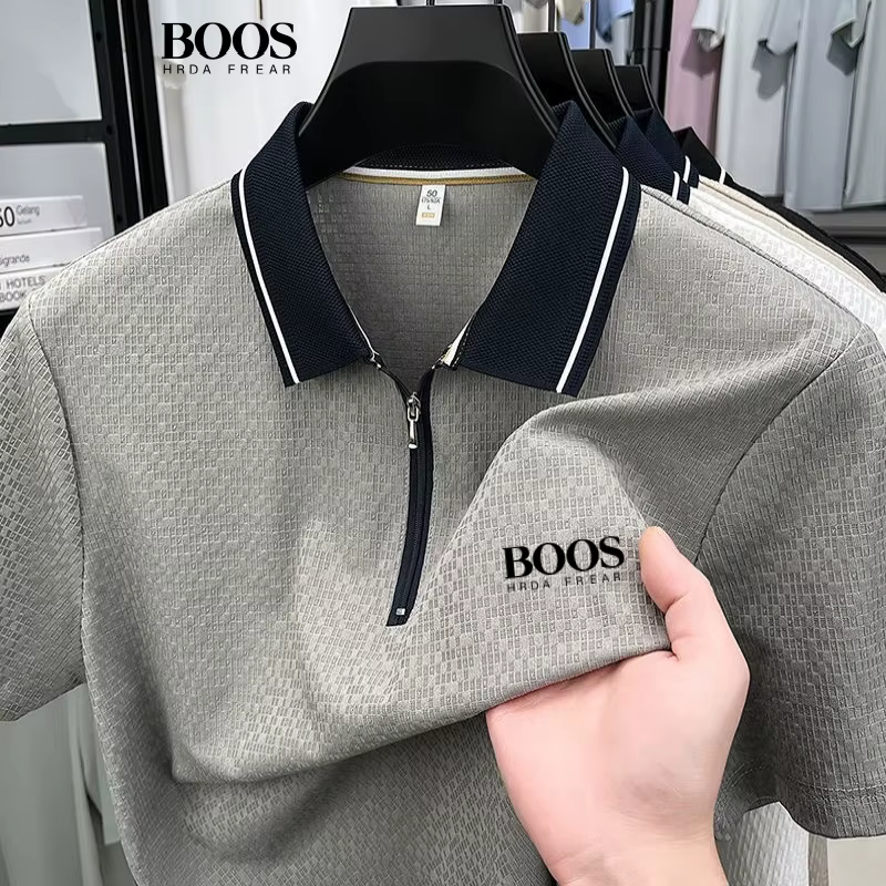 Polo en soie de haute qualité pour hommes