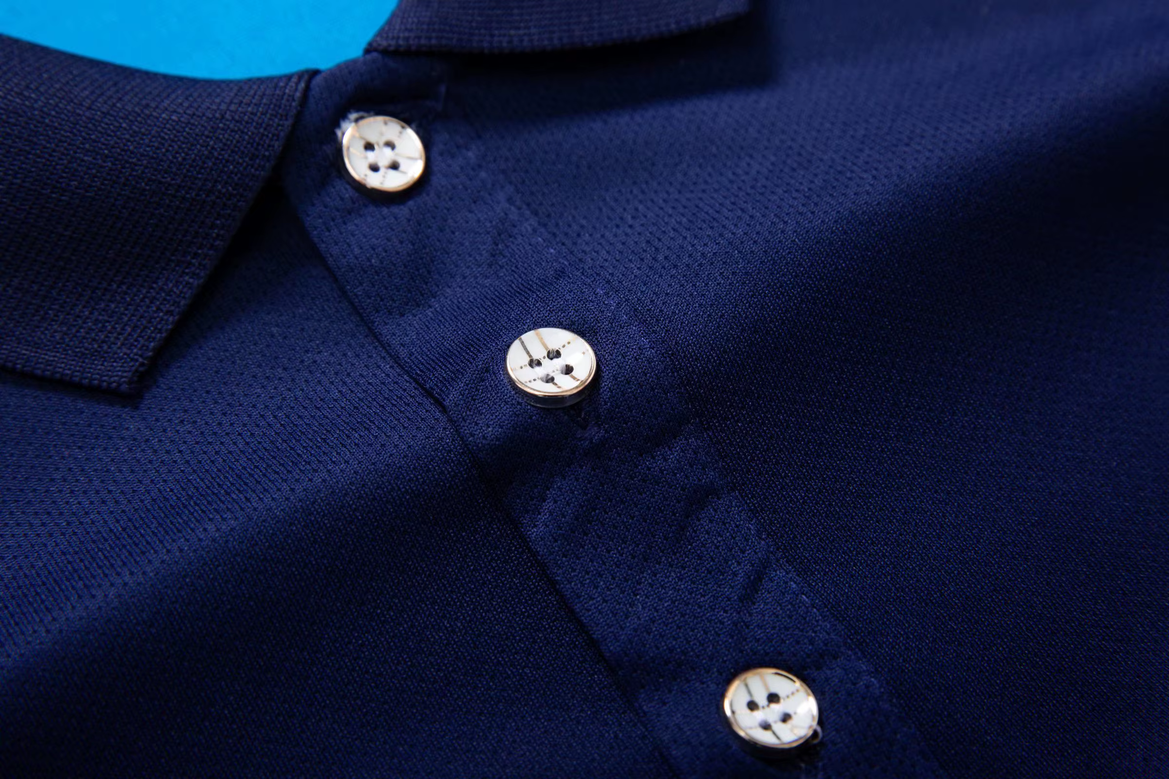 POLO vêtements de travail personnalisé patchwork couleur respirant séchage rapide