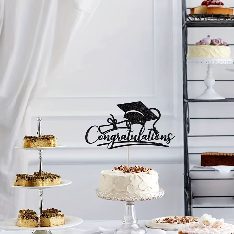 Décoration de gâteau de remise de diplôme