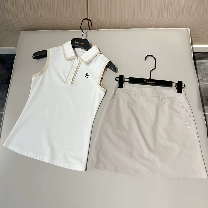 Nouveau débardeur de golf sans manches pour femme