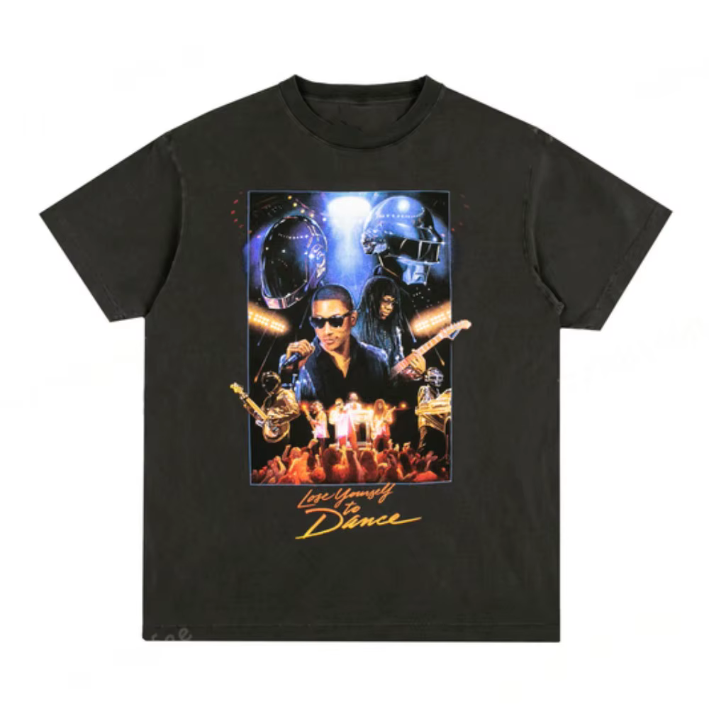 Nouveau T-shirt d'été Daft Punk 2026 pour homme