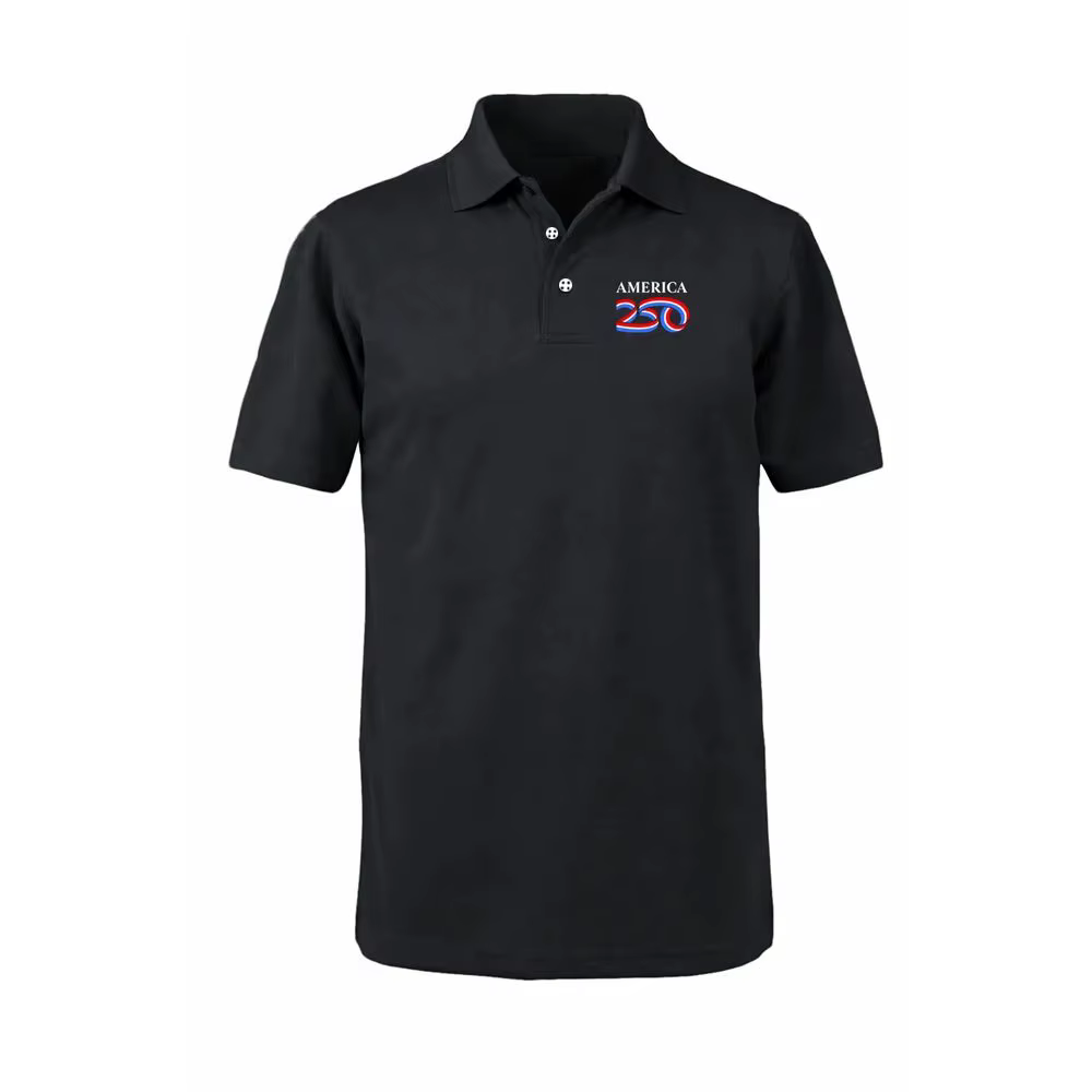 Polo pour homme patriotique USA 250e anniversaire