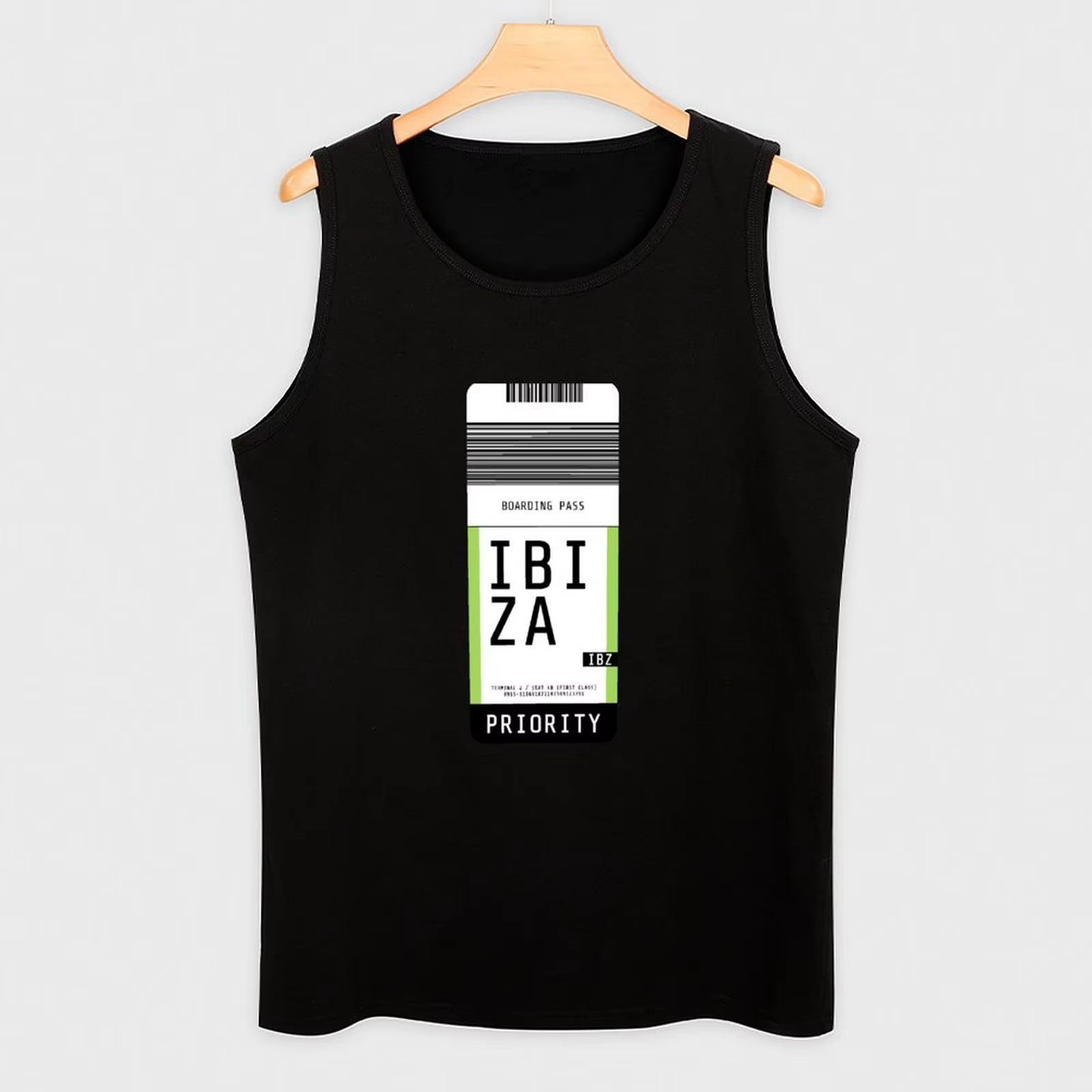 Ibiza Boarding Pass IBZ Tank Top