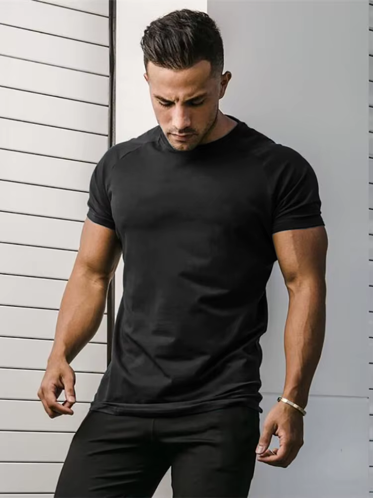 T-shirt uni pour homme