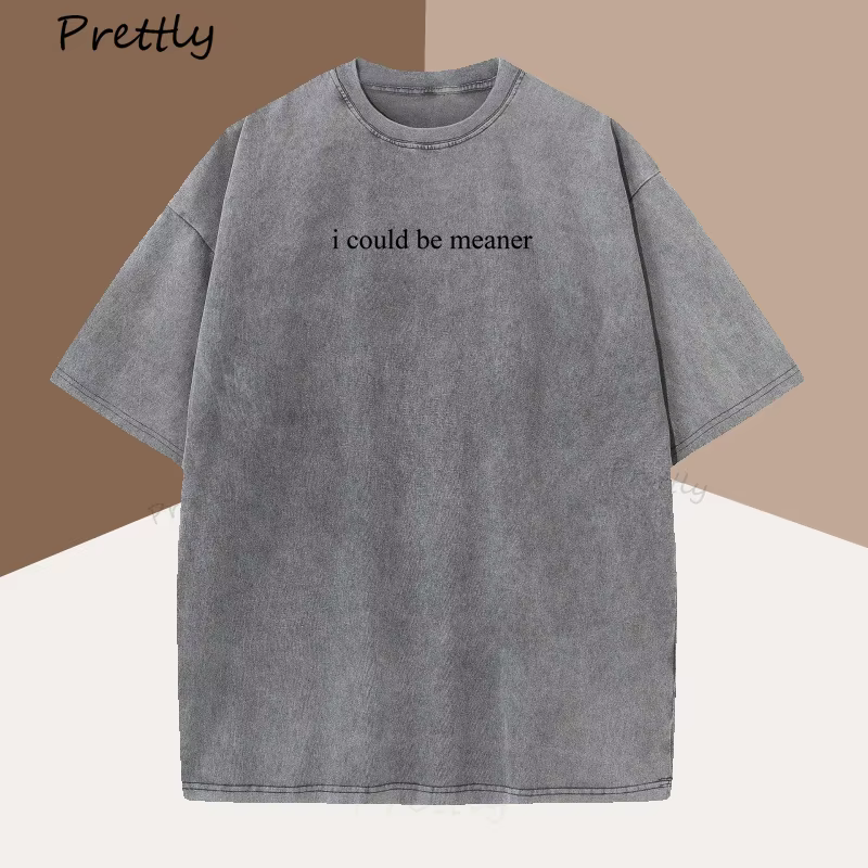 Je pouvait Meaner T-Shirt femmes drôle Humor
