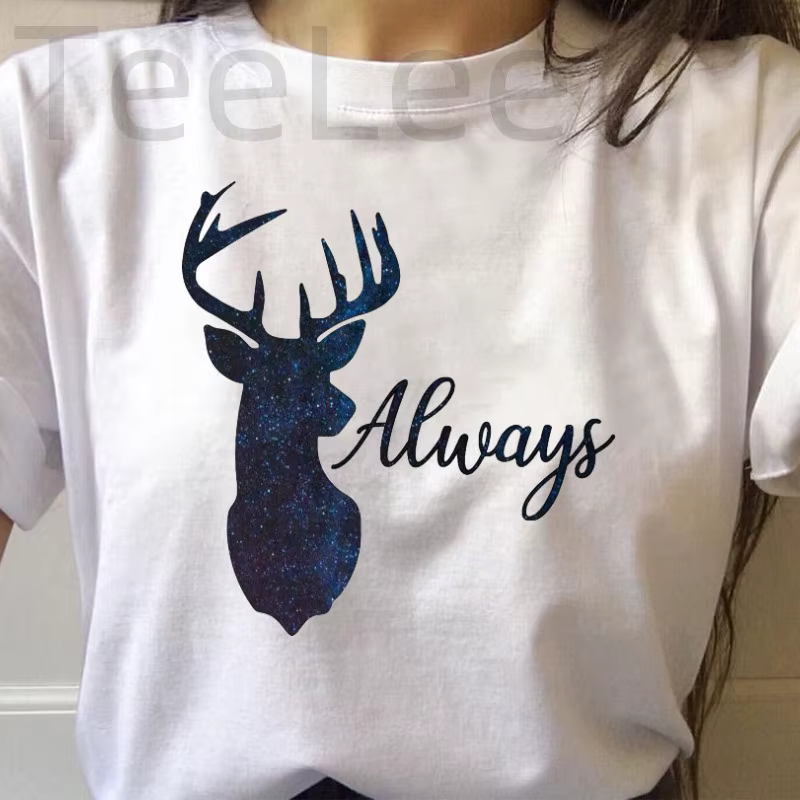 T-shirt pour Femme avec Imprimé de Cerf