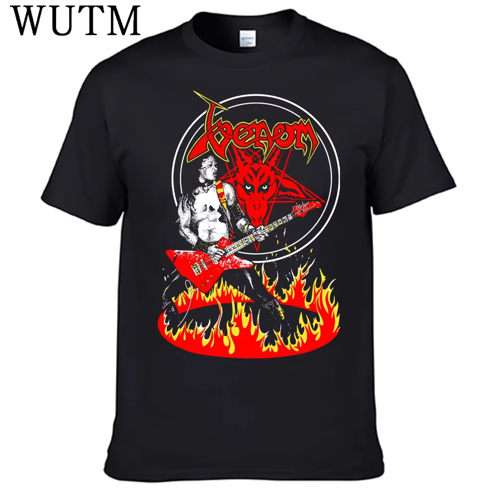 T-shirt Band Venom pour hommes, 100% coton
