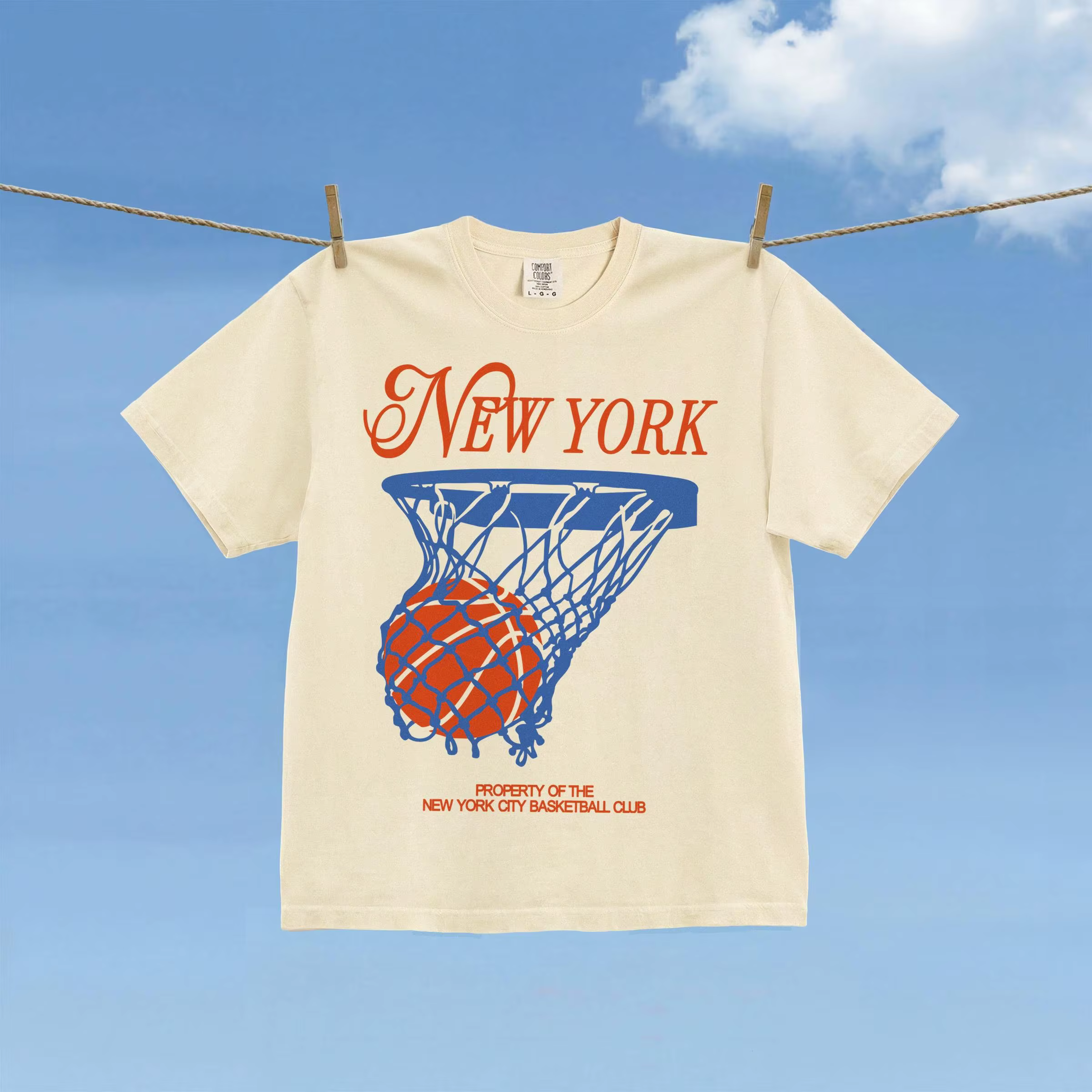 T-shirt de basket-ball New York pour homme