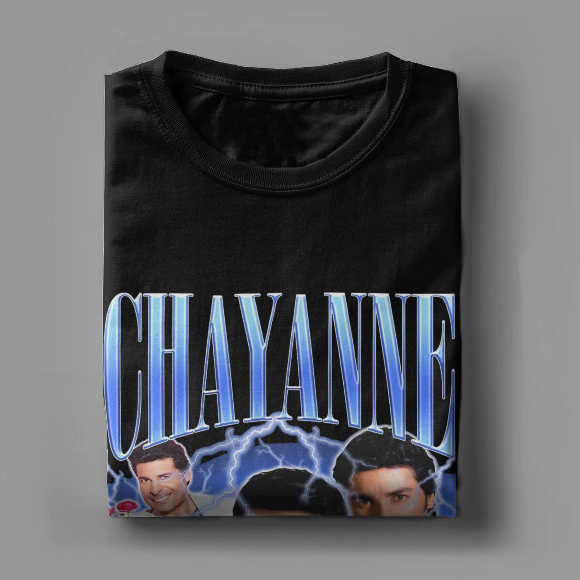 Chayanne T-shirt vintage au design rétro pour hommes
