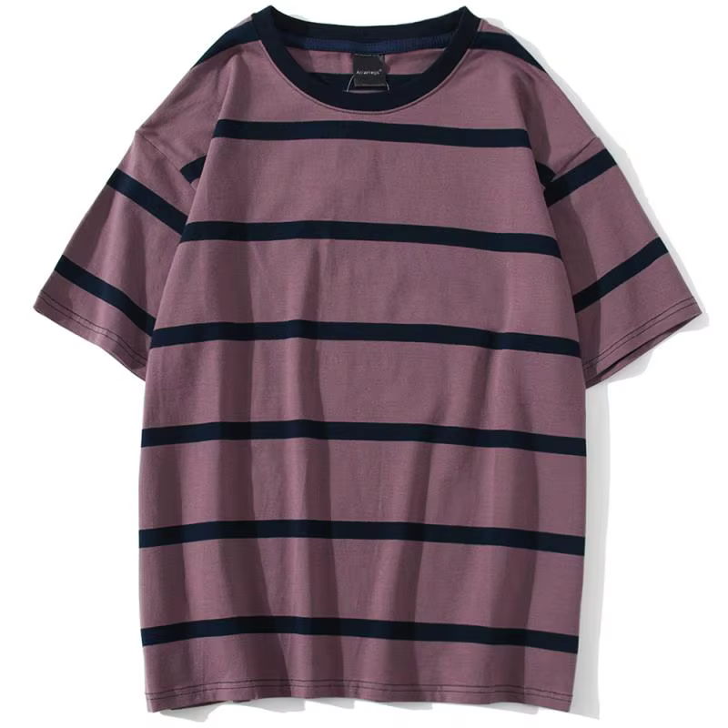 Mew hommes t-shirt couleur bloc impression 3 couleurs en option t-shirts Simple haute rue basique tout Match Cargo hauts
