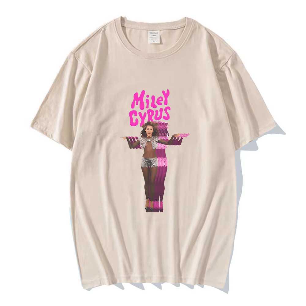 Miley Cyrus T-shirt coton haute qualité été